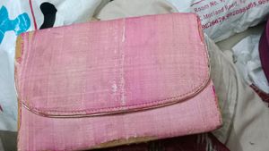 Pink Bridal Simple Clutch