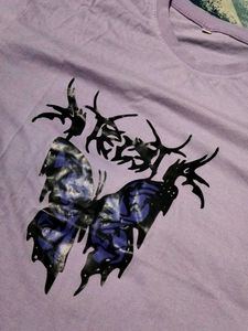 Purple Printed Tshirt