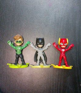 Set Of-3 Superheros (Flash/Batman/Green Lantern)