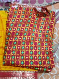 Beautiful Bandhani Print Yellow Saree