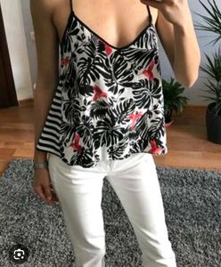 Tropical Print Cami Top