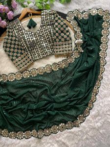 Select Any One Colour Wedding Wear Saree