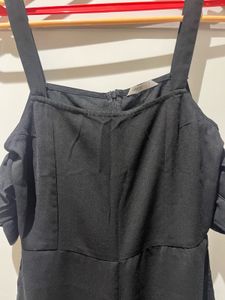 Black Cold Shoulder Dress