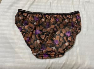Chocolate Print Briefs 32-36