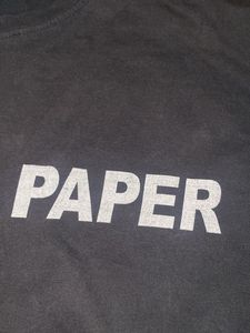 PAPER Branded Black T-Shirt