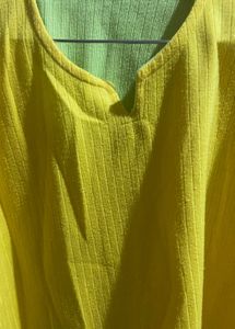 Yellow full sleeves unisex tshirt