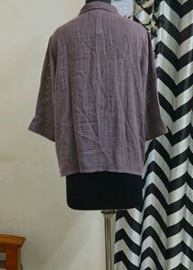 Plus Size Purple Shirt
