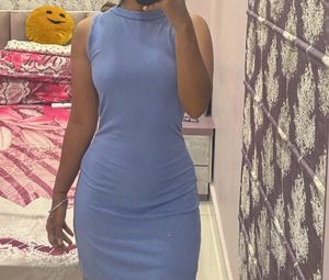 Lavender Bodycon Mini Dress