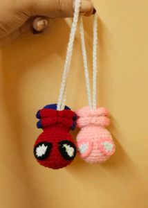 crochet spiderman charm ✨ 🧶
