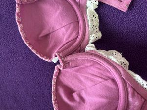 Floral Lace Trim Bra
