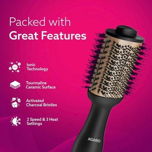 AGARO Volumiser Hair Dryer Straightener Curler