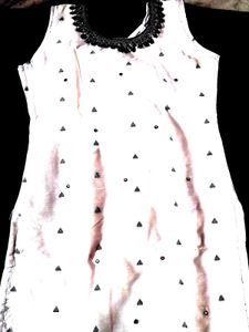 Black And White Kurti