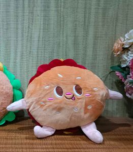 Cute Burger 🍔 Plush Toy