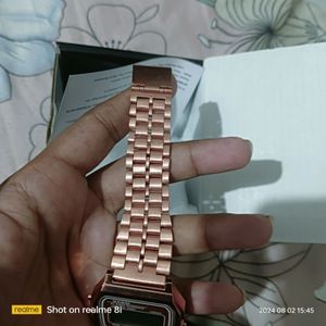Gold Digital Watch