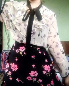Korean Neck Tie-up Top