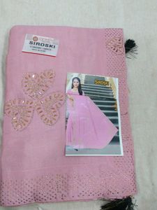 Elegant Pink Saree
