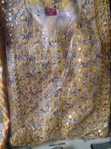 Yellow  Kurties