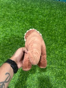 IKEA JATTELIK Soft Toy Dinosaur Triceratops, Brown