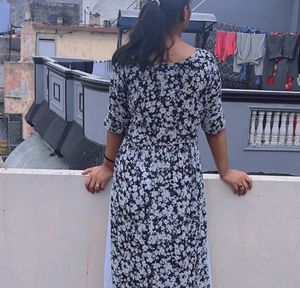 Black Printed Hand Made Kurti 🦋 Just Go For It