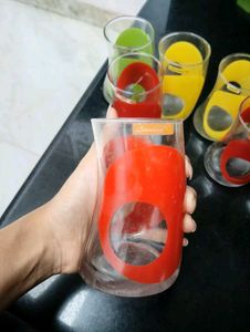 Colorful Drinking Glasses (Set of 8)