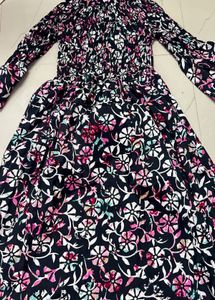Floral Print Off-Shoulder Dress