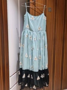 Boho Triangle Print Maxi Dress