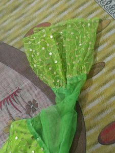 Green Embellished Blouse
