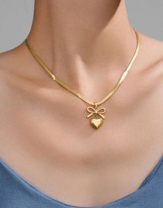 Bow And Heart Chain🎀 (pookie Chain)