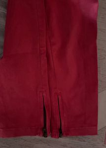 Pink Casual Pants