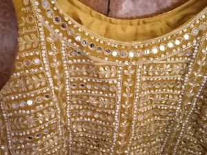 Embroidered Blouse with beautiful mirror work