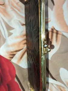 Vintage Floral Kisslock Pouch