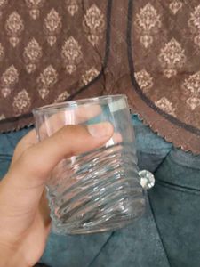 Textured Glass Tumbler
