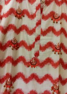 Zigzag Kurta &amp; Dupatta Set