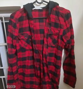 Red & Black Flannel Shirt