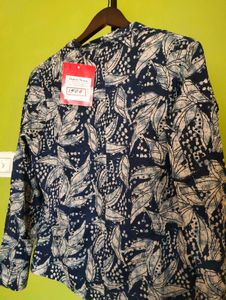 Pour Cotton Blazer New With Tag