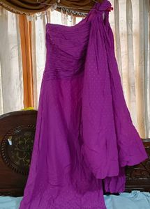 Elegant Purple Gown