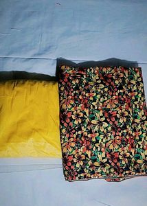Floral Mustard Fabric