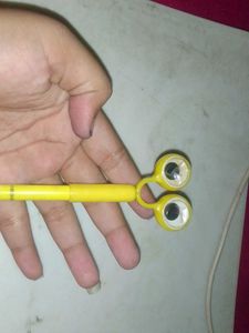 Minion  Pen With Eye Cap For Kids