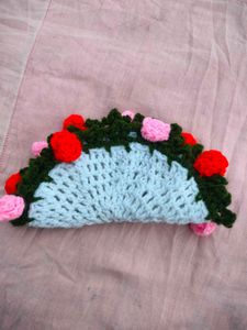 Crochet mini coaster bouquet 💐