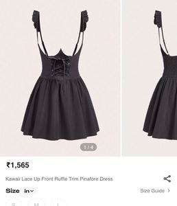 Black Corset Style Mini Dress