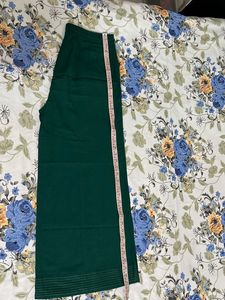 Cotton Green Palazzo Pant