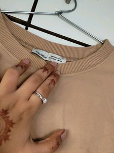 Zara Oversized Brown Tshirt