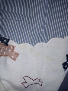 Cute White-Blue Top
