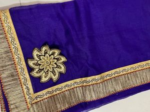 saree with stich blouse