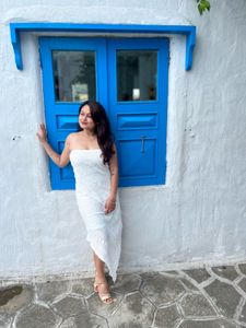 Elegant White Beach Cover-Up