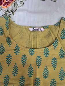 Leaf Print Kurta