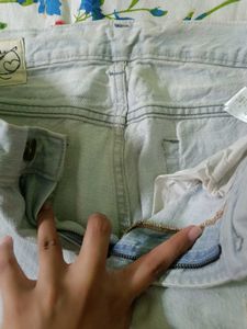 Light Wash Distressed Jeans
