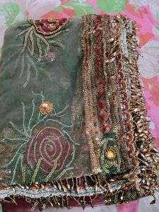 Net Dupatta Store Work Party Dupatt