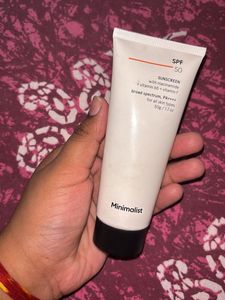 Minimalist SPF 50 Sunscreen