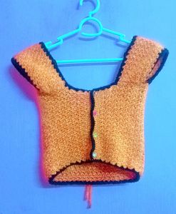 Sweetheart Neck Cute Crochet Top 🍊